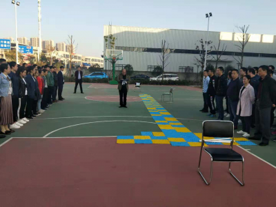 齊心協力,心系你我——天虹彩印開展早會團建活動